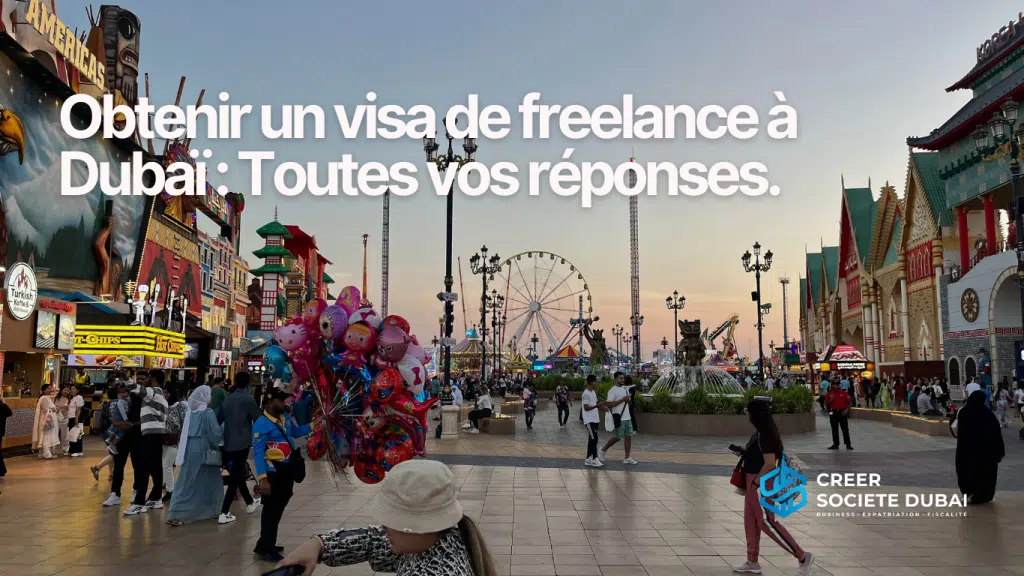 Illustration – visa freelance à Dubaï
