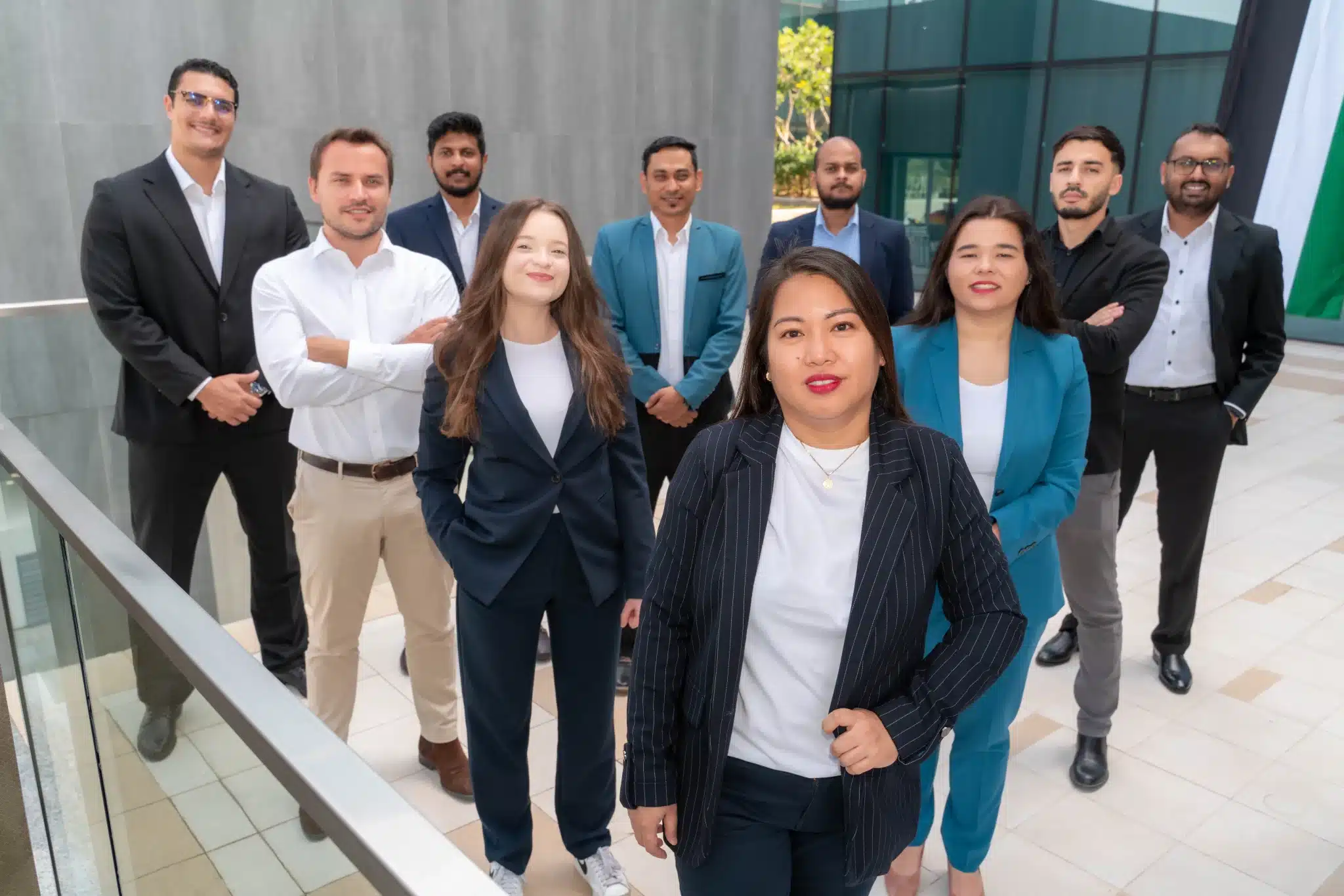 L’équipe du cabinet comptable Créer Société Dubaï dans ses bureaux à Dubaï
