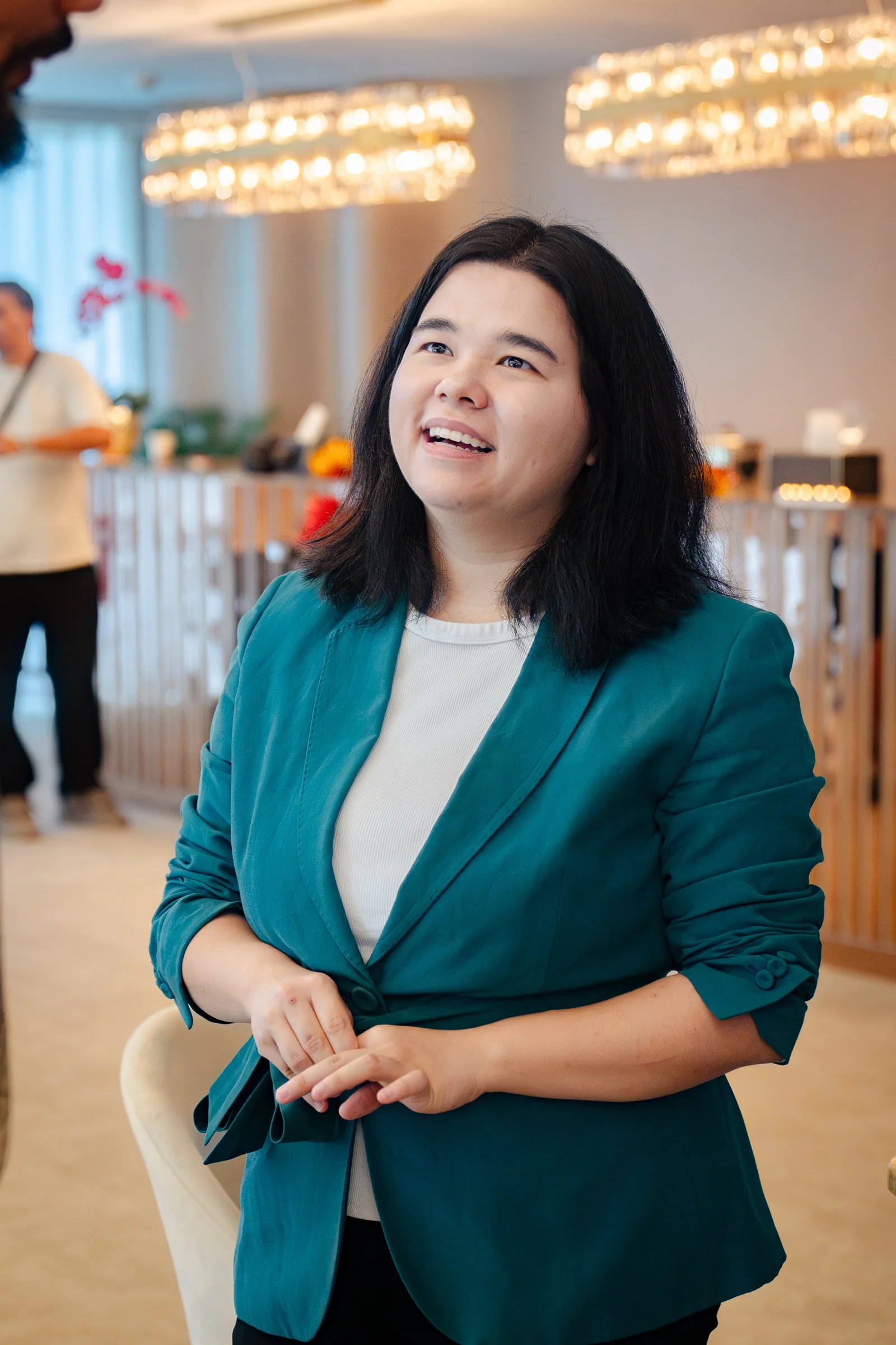 Entrepreneure francophone lors d'un Improving Days à Dubaï