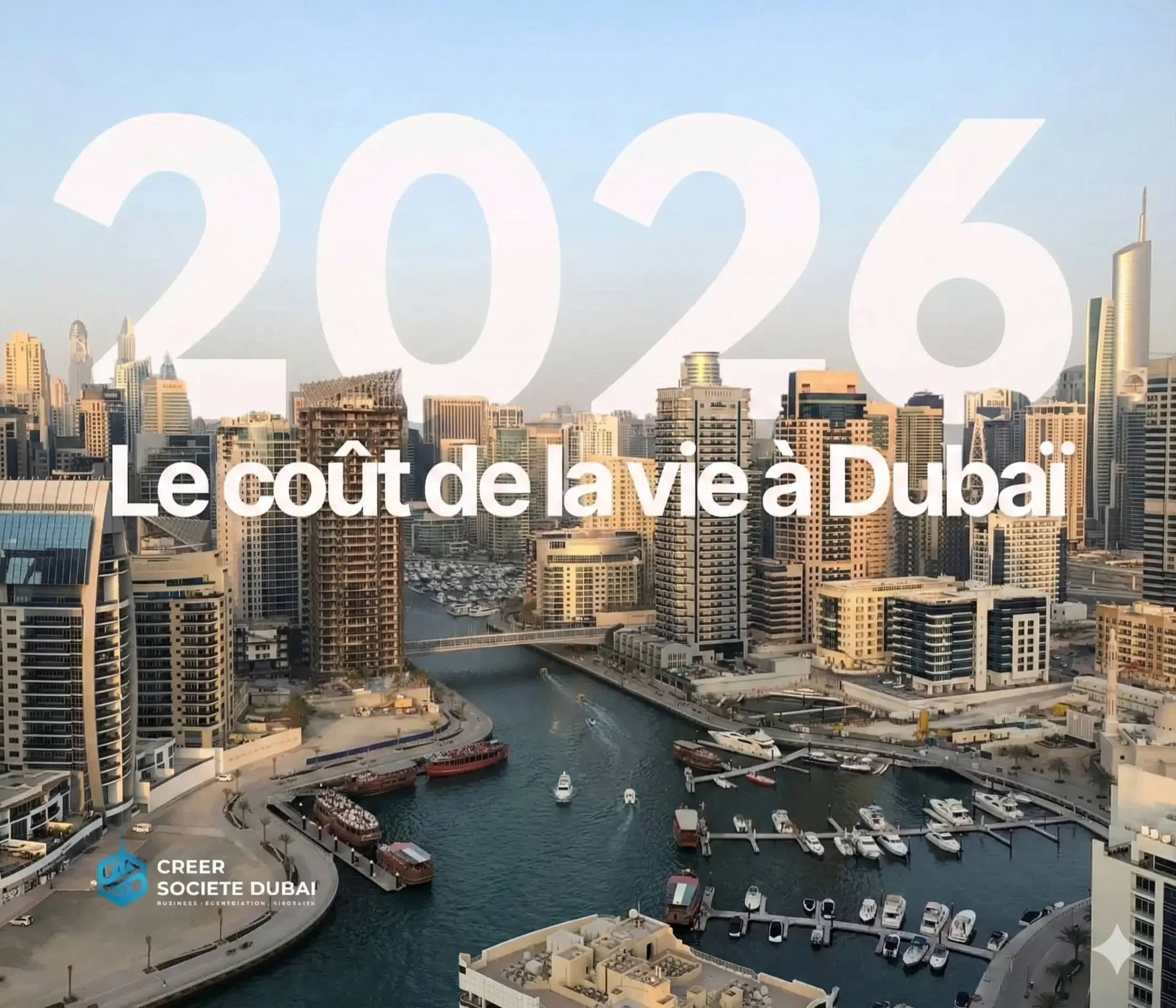 Photo de Dubaï avec Le coût de la vie à Dubaï 2026